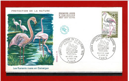 F.D.C - 1970 - N° 1634 - ENVELOPPE  PREMIER JOUR - 21- MARS -70 - PARIS - FLAMANT ROSE - COTE : 2.20 € - 1970-1979