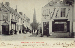 Avelghem Rue De L'eglise  Au Bon Marché Chapellerie Animation  - Avelgem