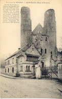 CPA - JUMIEGES - RUINES DE L'ANCIENNE ABBAYE (BEAU CLICHE PEU COMMUN) - Jumieges