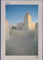 Djerba, Tunisie, Magie Du Soir, Minaret, Avec Timbre Non Oblitéré - Tunesië