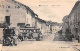 PRIAY (Ain) - Les Autobus Devant Le Restaurant Thieland - Non Classificati