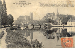 CPA - AUXERRE - VUE PRISE DES BORDS DE L'YONNE (PONT-NEUF) 1910 - Auxerre