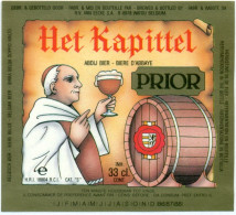 Oud Etiket Bier Het Kapittel Prior - Brouwerij / Brasserie Van Eecke Te Watou - Bière