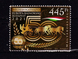 HUNGARY-2021-EUROPEAN DRIVING CHAMPIONSHIP -HORSES-MNH. - Neufs
