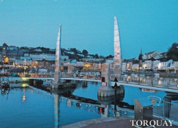 Torquay Harbour By Night - Devon - Unused Postcard - Dev1 - Torquay