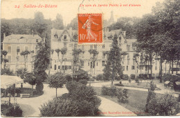 CPA - SALIES DE BEARN - COIN DU JARDIN PUBLIC (RARE CLICHE) - Salies De Bearn