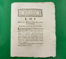 D-FR Révolution 1792 Militaires Détenus Sous Prétexte D' Insubordination - Historische Dokumente