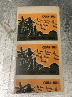 VIET NAM SOUTH STAMPS (ERROR Printed Deviate FONT 1960-stamps Military)3 STAMPS Vyre Rare - Viêt-Nam