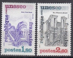 FRANKREICH  Dienstmarken Für Die UNESCO 27-28, Postfrisch **, 1982 - Mint/Hinged