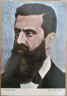 ISRAEL PERSONALITIES THEODOR HERZL FOUNDER STATE POSTCARD ISRAEL PC ANSICHTSKARTE CARTE POSTALE CARD CARTOLINA POSTKARTE - Israele