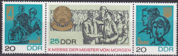 DDR  1967, 1320/22, MNH **, Messe Der Meister Von Morgen (MMM). - Nuovi