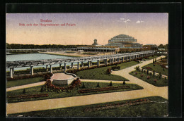 AK Breslau, Blick Nach Dem Hauptrestaurant Und Pergola  - Schlesien