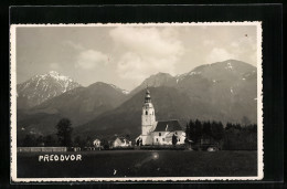 AK Preddvor, Die Kirche Gegen Die Berge  - Slovenië