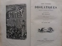 C1 BALZAC Contes Drolatiques ILLUSTRE GUSTAVE DORE 1873 Reliure Percaline Editeur - 1801-1900