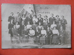 VIZILLE  ( 38 ) Carte Photo De La Classe 1912 - Vizille