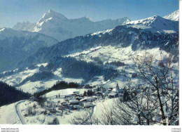 73 Notre Dame De BELLECOMBE Vers Ugine N°82H La Station Et  Le Mont Charvin VOIR DOS - Ugine