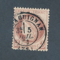 FRANCE - N° 51 OBLITERE AVEC CAD DRAGUIGNAN DU 5 JUILLET 1873 - COTE : 15€ - 1872 - 1871-1875 Ceres