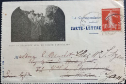 Lot De 2 Cartes Lettres Publicitaires La Semeuse Casques - Sonstige & Ohne Zuordnung