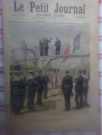 Le Petit Journal N36 Grande Manoeuvre Naval Salut Au Pavillon Arlequin Colombine Vollon Fils Chanson Le Sauveteur Nadaud - Revistas - Antes 1900