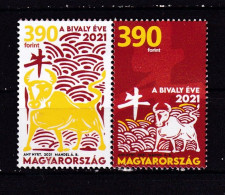 HUNGARY-2021- LUNAR YEAR -YEAR OF THE OX-MNH. - Unused Stamps
