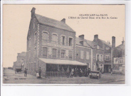 GRANDCAMP-les-BAINS: L'hôtel Du Cheval Blanc Et La Rue Du Casino - Très Bon état - Sonstige & Ohne Zuordnung