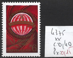 RUSSIE 4375 ** Côte 0.40 € - Nuovi