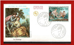 F.D.C - 1970 - N° 1652 - ENVELOPPE PREMIER JOUR - 10 OCTOBRE 1970 - PARIS - F BOUCHER - LE PRINTEMPS -  COTE : 3.50 € - 1970-1979