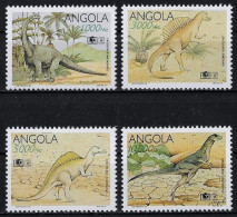 ANGOLA - ANIMAUX PREHISTORIQUES - N° 930 A 933 - NEUF** MNH - Prehistorics
