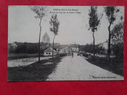 PONT LA VILLE    ENTRÉE DU PAYS PAR LA ROUTE  D 'ORGES - Other & Unclassified