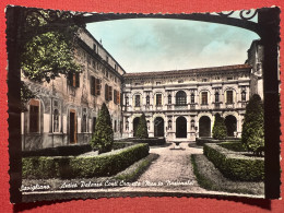 Cartolina - Savigliano - Antico Palazzo Conti Cravetta ( Mon. Nazionale ) - 1950 - Cuneo