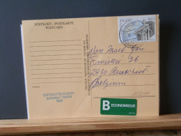 107/044A  CP ISLANDE POUR LA BELG. - Lettres & Documents