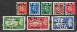 BOIC - TRIPOLITANIA 1951 B.A. TRIPOLITANIA SET SG T27/T34  LIGHTLY MOUNTED MINT Cat £90 - Other & Unclassified