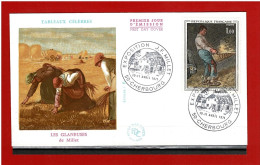 F.D.C - 1971 - N° 1672 - ENVELOPPE PREMIER JOUR - 10-11 AVRIL 1971 - CHERBOURG - J.F. MILLET - COTE : 4.00 € - 1970-1979