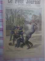 Le Petit Journal N35 Mort D'un Criminel Par 1 Gendarme Ballon Foudroyé à Chicago 2 Français Blessés Chanson La Devanture - Tijdschriften - Voor 1900