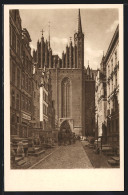 AK Danzig / Gdansk, St. Marienkirche  - Westpreussen