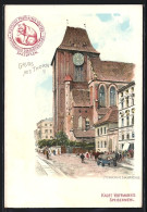 Lithographie Thorn / Torun, Strasse An Der Johanniskirche  - Westpreussen