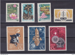 URSS 1966 Yvert 3117-3119 + 3120-3122 + 3123 NEUF** MNH Cote 5,30 Euros - Unused Stamps