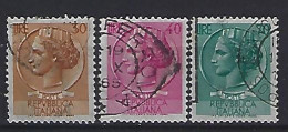 Italy 1960  Italia Turrita (o) Mi.1073-1075 - 1946-60: Usati