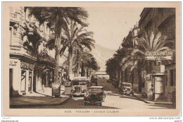 Toulon; Avenue Colbert,  Voiture Delahay Ou Delage, Car Renault - Toulon