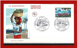 F.D.C - 1970 - N° 1644 - ENVELOPPE PREMIER JOUR - 20 - 6 - 1970 - DIAMANT - MARTINIQUE -  COTE : 2.00 € - 1970-1979