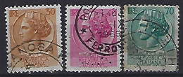 Italy 1960  Italia Turrita (o) Mi.1073-1075 - 1946-60: Gebraucht