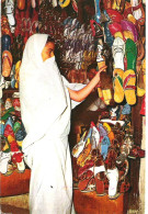 SHOE STALL IN THE SOUK, TUNIS. USED POSTCARD Ms8 - Tunesien