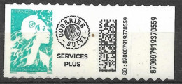 ADHESIF Roulette Services Plus MARIANNE L'AVENIR (2023) Neuf** - Unused Stamps
