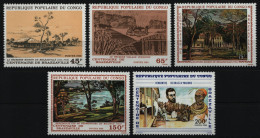 Kongo-Brazzaville 1980 - Mi-Nr. 779-783 ** - MNH - 100 Jahre Brazzaville - Ongebruikt