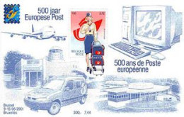 BELGIQUE 2001 - 500 Ans De Poste Européenne - BF - 1961-2001