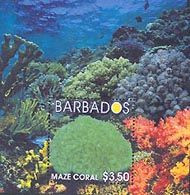 BARBADOS 2004 - Coraux - Bloc - Barbados (1966-...)