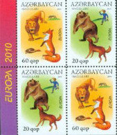 AZERBAIDJAN 2010 - Europa - Livres Pour Enfants - 4 V. ND1C - 2010