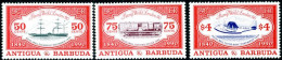 ANTIGUA ET BARBUDA 1990 - London -transport Du Courrier - 3 V. - Antigua Et Barbuda (1981-...)