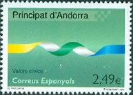 ANDORRA ESPAGNOL  2010 - Valeurs Civiques - Le Recyclage - Unused Stamps