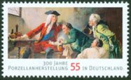 ALLEMAGNE  - 2010 - J.F. Bottger - Histoire De La Porcelaine - Gommé - 1 V. - Unused Stamps